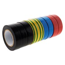 Lot 9 rubans adhesifs 15mm x 10m - zenitech