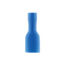 10 cosses bleu clips f isolés 6,3 mm zenitech