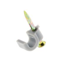 20 attaches plastiques d4 gris zenitech