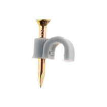 20 attaches plastiques d5 gris - zenitech