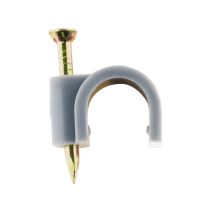 20 attaches plastiques Ø10 mm gris - INOTECH