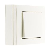 Poussoir saillie borne auto blanc bel'vue - INOTECH