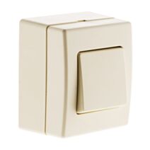 Bouton poussoir 10a saillie - bejing blanc