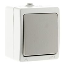 Va & Vient simple Gris Clair IP54 "AKYA" - ENEXO 