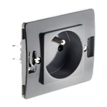 Prise 2 p+t 16a composable noir venus