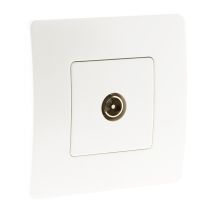 Prise tv d9.52 mâle blanc venus
