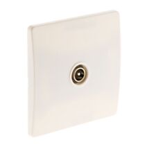 Prise tv Ø9,52 vis + griffes blanc - diwone - INOTECH