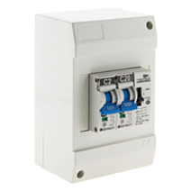 Coffret chauffe-eau + 1 disjoncteur 2a+ 1 disjoncteur 20a + 1 contacteur jour/nuit - zenitech