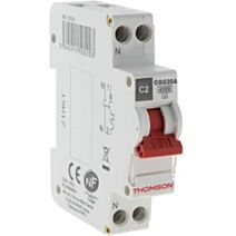 Disjoncteur à vis PH+N 2A Coupure 4,5KA NF - THOMSON