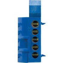 Bornier Neutre Bleu 5 Prises HBF - Thomson