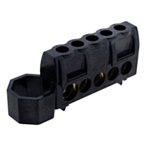 Bornier phase 6 connexions noir - THOMSON