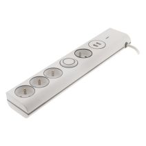 Multiprise 4 prises avec parafoudre + USB THOMSOM