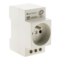 Prise modulaire 2p+t nf - zenitech