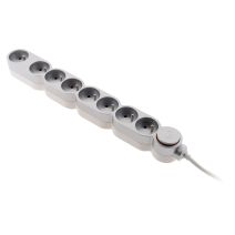 Bloc 8 prises 16A + inter silver câble H05VV-f 3G1 mm²  - INOTECH