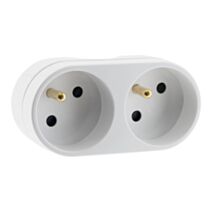 Fiche 2 prises Biplite 16a facade blanc
