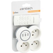 Triplite télécommandée Bolea blanc 2300W - ZENITECH