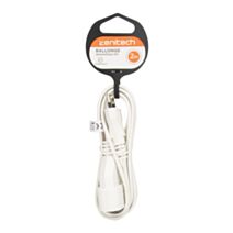 Rallonge électrique ménager 6A Blanc - ZENITECH