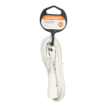 Rallonge électrique ménager 6A Blanc 5m - ZENITECH