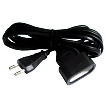 Rallonge électrique ménager 6A Noir 5m - ZENITECH