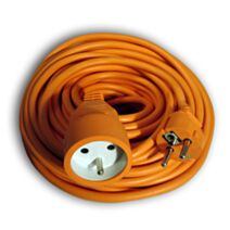 Rallonge électrique de jardin orange 3G1.5 - 50 m - ZENITECH