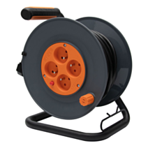 Enrouleur pour bricolage 4 prises 3G1,5 25 m - ZENITECH