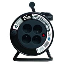 Enrouleur ménager Gris 15m - ZENITECH