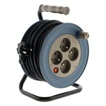 Enrouleur ménager 4 prises 16A 3G1 mm²  taupe - ZENITECH