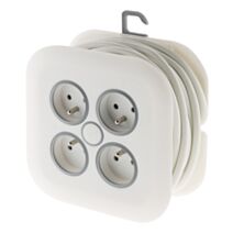 Enrouleur ménager 4 prises - 7m - INOTECH