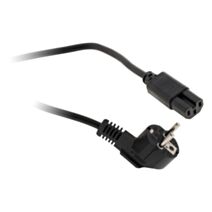 Rallonge électrique Cordon d'alimentation ménager 120° 1,5m Noir - ZENITECH