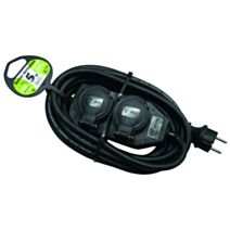 Rallonge boitier de dérivation 16A noir - ZENITECH