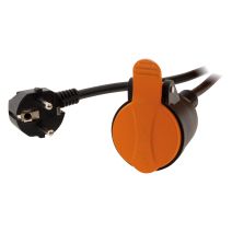 Rallonge étanche 2p+t h07rn-f 3x1,5mm² 5m-zenitech