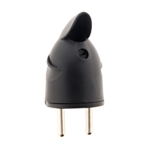 Fiche 1 prise mâle 16A Noir - ZENITECH