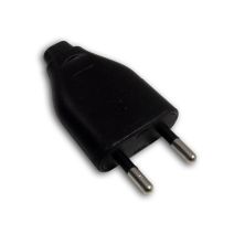 Fiche 1 prise mâle 6A Noire - ZENITECH