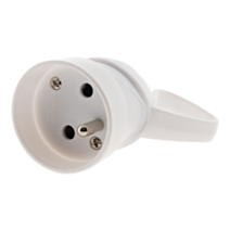 Fiche 1 prise Femelle 16A Anneau Blanc - ZENITECH