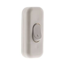 Interrupteur 2A unipolaire blanc - ZENITECH