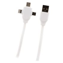 CORDON TEL USB UNIVERSEL BLANC 1,80M