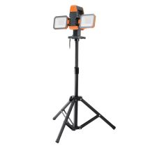 Projecteur led portable sur trépied 2x15w ip54