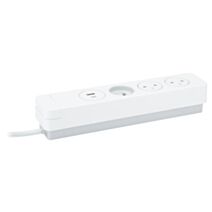 Multiprise Mantéa 3 prises Parafoudre + USB type A+C - OTIO