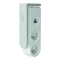 Bloc Gekko clipsable 2P + 2 USB 1,5m blanc - OTIO