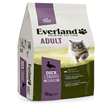 Croquette Chat adulte Canard 15kg - EVERLAND