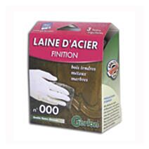 laine d'acier patin aiguilleté n000 x3