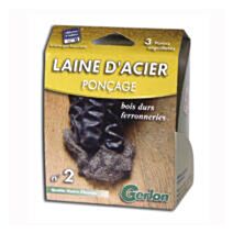 laine d'acier patin aiguilleté n2 x3