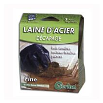 laine d'acier patin aiguilleté fine x3