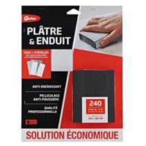 Cale + 3 feuilles abrasives 230 x 280 mm goldgrain 240 - GERLON