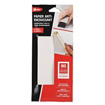 Set de 6 feuilles 93 x 230 mm AE gris grain 80 - GERLON