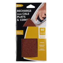 6 patins corindon 100x146mm grain 60