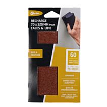 Patins corindon 70x125mm grain 60 x6 - GERLON