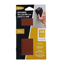 Patins corindon 70x125mm grain 150 x6 - GERLON