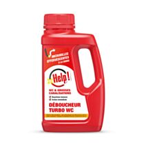 Déboucheur effervescent turbo WC et grosses canalisations 500g - HELP