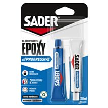 Colle Bi-composant Epoxy Progressive 2x30ml - SADER